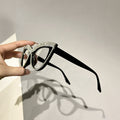 2025 New Simple Rhinestone Sunglasses Fashionable Western Retro Cat-Eye Diamond Chain Women Sunglasses Premium