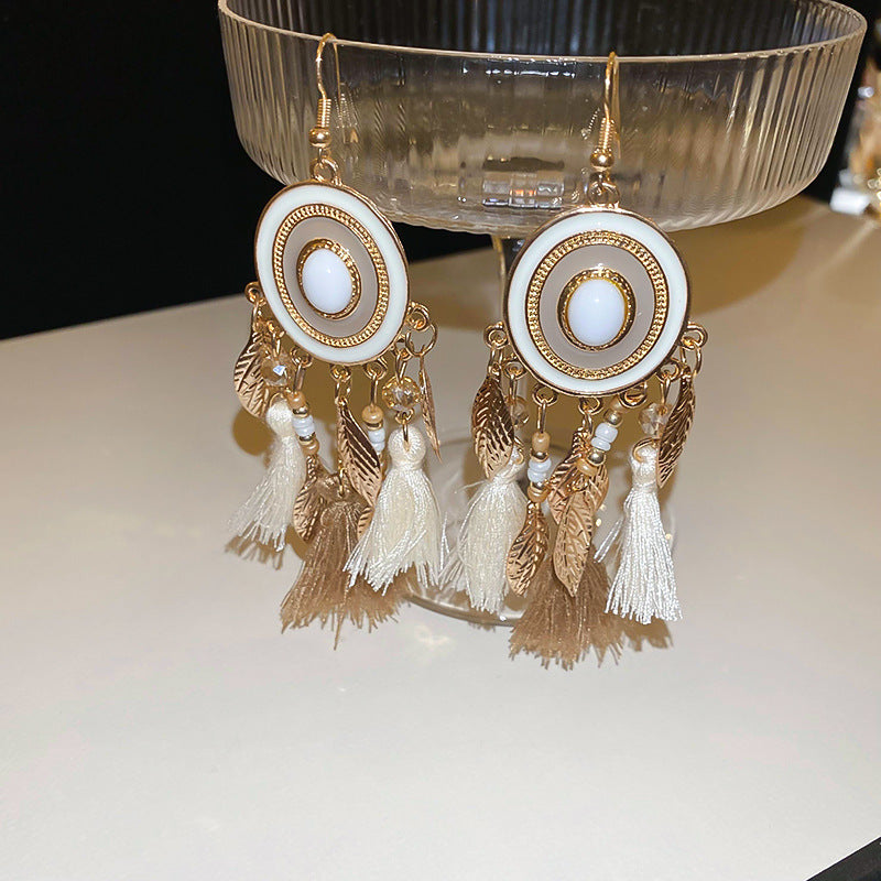 Gold-Plated U-Shaped Resin Huggie Earrings - view 12