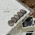 Xiaoying Dark Starry Platinum Nail Gel - 10ml High-Density Black Finish
