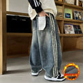 Boys' Fleece-Lined Wide-Leg Jeans - Fall/Winter