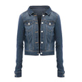 Women's K-Pop Jacket + Top 2026 | Trendy Jacket - Blue