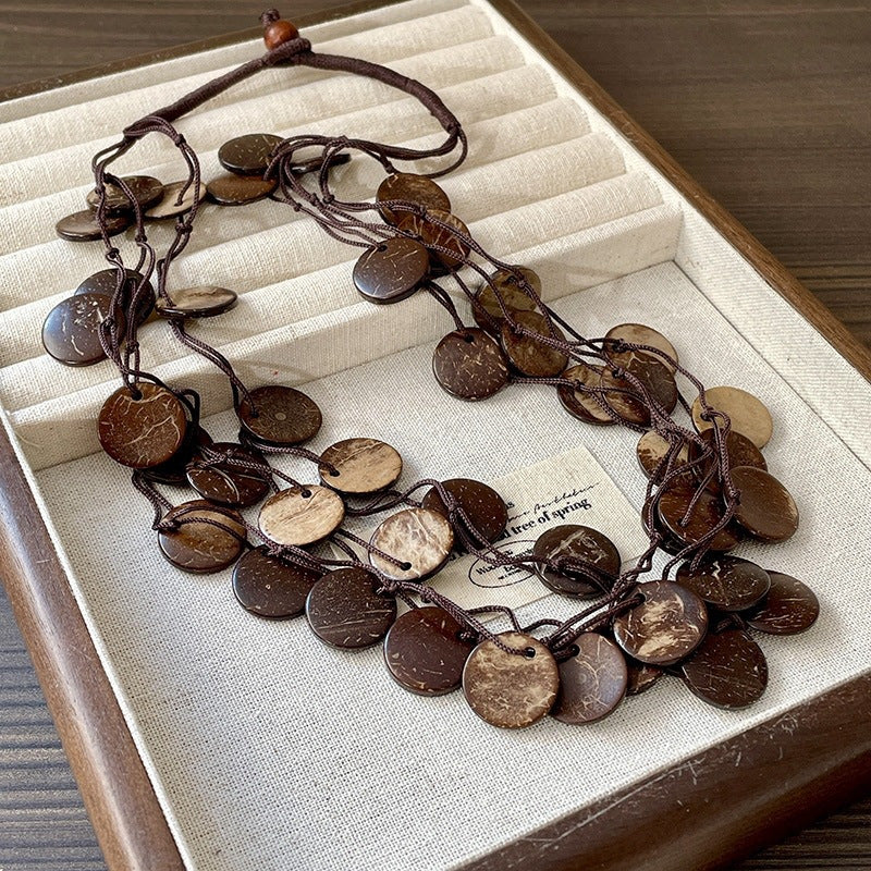 Bohemian Shell Beaded Necklace - view 7