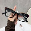 Cat-Eye Plano Glasses Anti-Blue Overseas 26 New Western Trendy Breeze Influencer Style Women Personality Frame Glasses