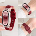 Fits Xiaomi Band 10 / nfc Band Summer New Silicone Cushion Pattern 9 / 8 Universal Xiaomi Band 6 / 5 / 4