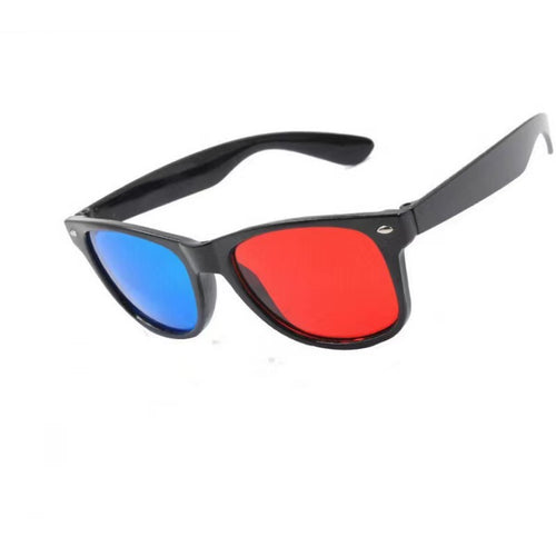 Fashionable Red Blue 3D Glasses Pattern Fit Entertain Teaching Lazy Eye Prescription Training Flat Panel Projector 3d Factory Direct