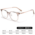 Fashionable Progress Color Retro Big Frame Ultra-Light Pure Titanium Prescription Glasses Student Optical Frame Wholesale Cinnabar Sun