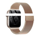 For applewatch Magnetic Beige Lily Steel Band 2E Metal Watch Chain New Smart Capable watch 41 / 45mm