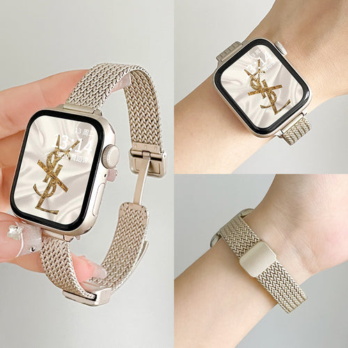 Fits Xiaomi Band 9pro Watch Band Summer New Redmi Watch 4 / 5 Watch Chain Metal Wheat Ears Premium