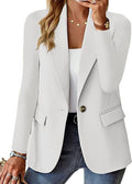 Women's Fall Long Sleeve Blazer + Cardigan 2026 | Layered Cardigan - Rose Red