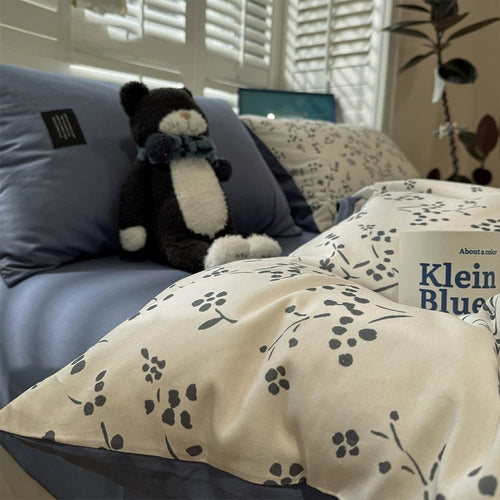 100% cottonprinted4-piece set2026new style100% cottoninsflat sheetduvet coverfitted sheet