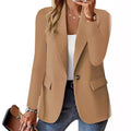 Women's Fall Long Sleeve Blazer + Cardigan 2026 | Layered Cardigan - Wine Red