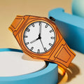 New Comic Draw Sketch Line Linen Dot Silicone Watch Fashionable Niche Trendy Sports Casual Student Waterproof Quartz Watch