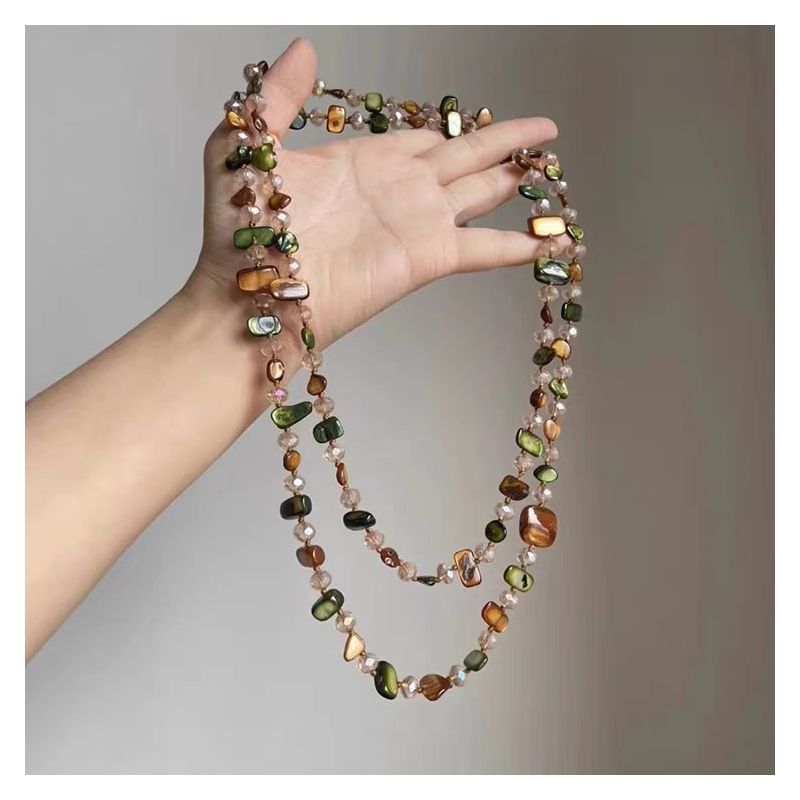 Bohemian Shell Beaded Necklace - view 4