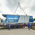 Starry Sky Series 11.5-meter extended space capsule B&B, family-style space capsule viewing house with strong sense of technology