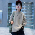 Boys' Hoodie Long Sleeve Base Layer T-Shirt