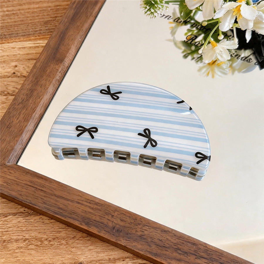 Korean Acrylic Flower Hair Claw Clip - view 10