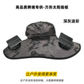 solar fan hat square outdoor camouflage big brim hat uv protection sunshade mountaineering hat