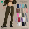 Men's Fall/Winter 350G Loose Fit Straight Leg Fleece-Lined Pants