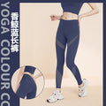 Fall Sporty Slimming Mesh High Waist Lightweight Pants