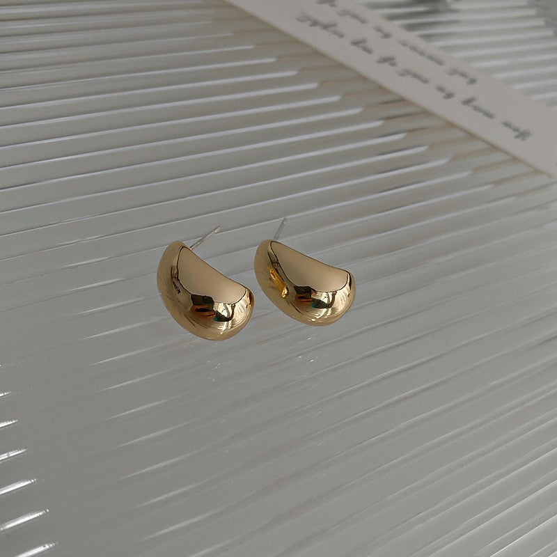 Vintage Gold-Tone Stud Earrings - view 11