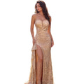 Women's Strapless Sequin Mermaid Classic Evening Gown Banquet