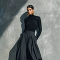 Casual Fashion Knit Long Sleeve Wide Leg Pants + Top Set