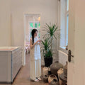 Lace Embroidered Sleeveless Panel Mid-Length Dress, Vacation Style