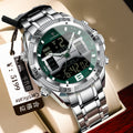 POEDAGAR Personality Mens Watch Multifunction Fashionable Glow Waterproof Digital Watch Live Export Bestseller Watch