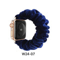 For appleiwatch Watch Band Overseas Fall/Winter Large Cord Hair Tie Velvet Apple Band Velvet Fashionable