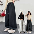 Girls' Polka Dot Wide-Leg Joggers - Casual
