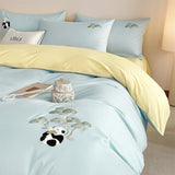 Relax Sky Blue chu Yellow