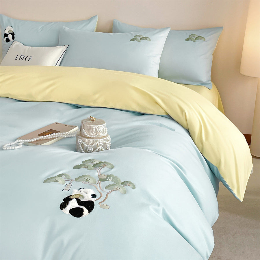 Relax Elegant Cotton Sateen 4-Piece Bedding Set - view 2