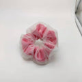 Ins Korea Fleece Large Cord Hair Tie Women Double-Layer Tulle Gold Velvet Kids Sweet Hair String Fabric Art Hair Tie Wholesale