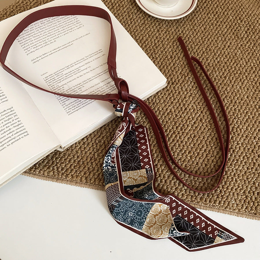 Bohemian Paisley Woven Scarf Belt - view 7