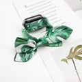 Smart Watch With Women Silk Scarf Lapel Printed Bow 40 / 41 / 44 / 45 / 49MM Band Women