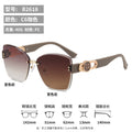 2026 New Overseas Women Sunglasses Rimless Photochromic Men Fashionable Glasses sunglasses Trendy Light Luxury