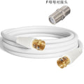 F-head male and female video cable satellite receiver RF cable British F-head set-top box antenna wired with F female head