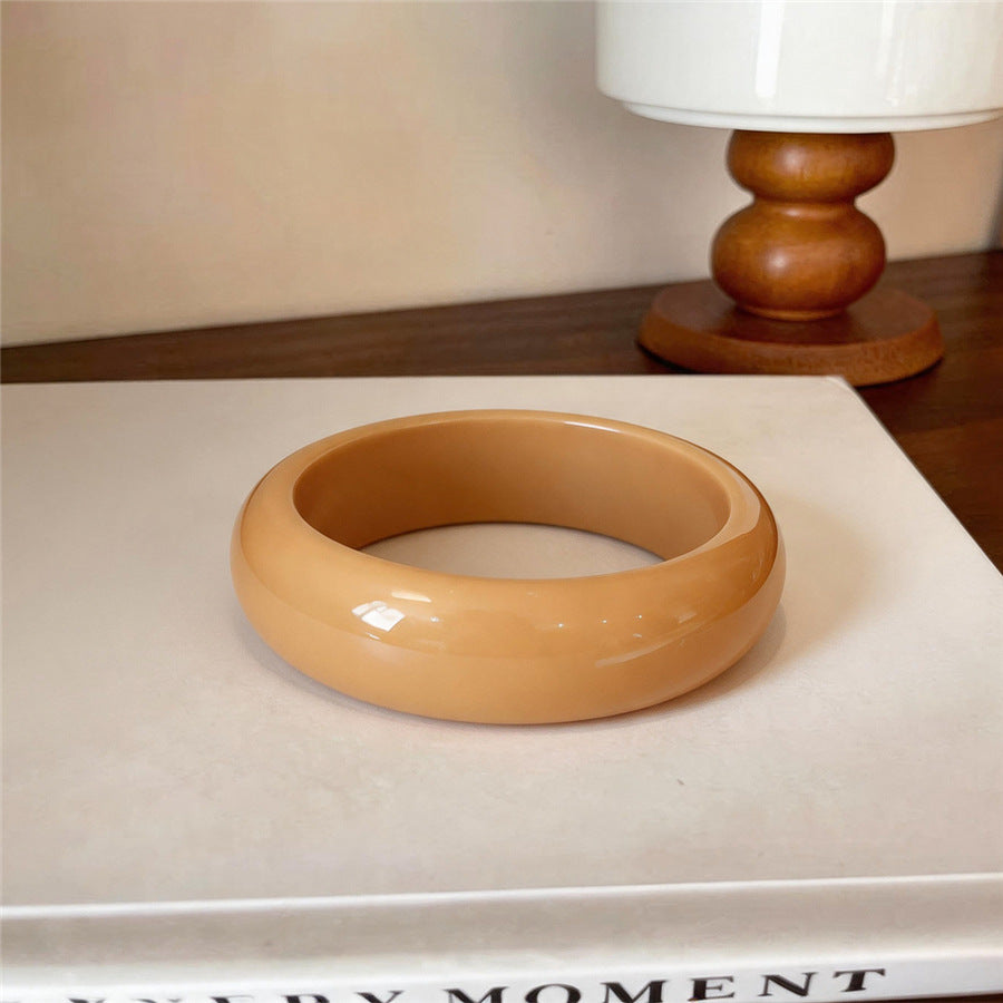 Colorful Resin Bangle Bracelet - view 12