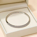 Cross-Border Hit New Starry Sky Bangle Light Luxury Fashionable Cubic Zirconia Row Crystal Hand Jewelry Item Niche Design Bracelet Wholesale