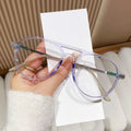 New Pair Bridge Anti-Blue-Light Reading Unisex HD Aviator Frame Older Adults Glasses Fashionable Photochromic Plano