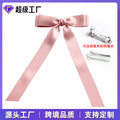 Gem Li Lapel Bow Clip Dispatch Card Women Back Brain Spoon Half Tie Hair Accessory Spring Clip Dispatch Card Head Jewelry Wholesale