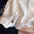 Women's Spring Old Money Casual Stand Collar Shirt 2026 | Casual Shirt - White