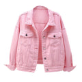 Women's Fall Korean Plus Size Long Sleeve Jacket + Top 2026 | Trendy Jacket - White