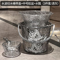 water corrugated bucket household water storage thickened plastic bucket laundry portable small buck