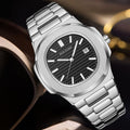 Classic Watch Men Formal Export Quartz Watch Steel Band Glow Waterproof Watch Simple Dial watches