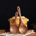 acacia wood wooden spatula teak spatula soup spoon rice spoon home cooking non-stick pan source supp