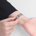Fits Apple watch Apple Watch Tweed Style 4th Square Metal Rhinestone Apple Band