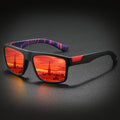 Overseas Big Frame Fashionable Sunglasses Western Unisex Outdoor Sports Iridescent Glasses Trendy Sunglasses Wholesale