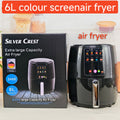 8L Air Fryer - Smart Touch Screen, Large Capacity Electric Oven