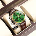 Swiss Brand Leather Band Mens Watch Men Student Luxury Waterproof Watch Live Export Bestseller Drop Ship